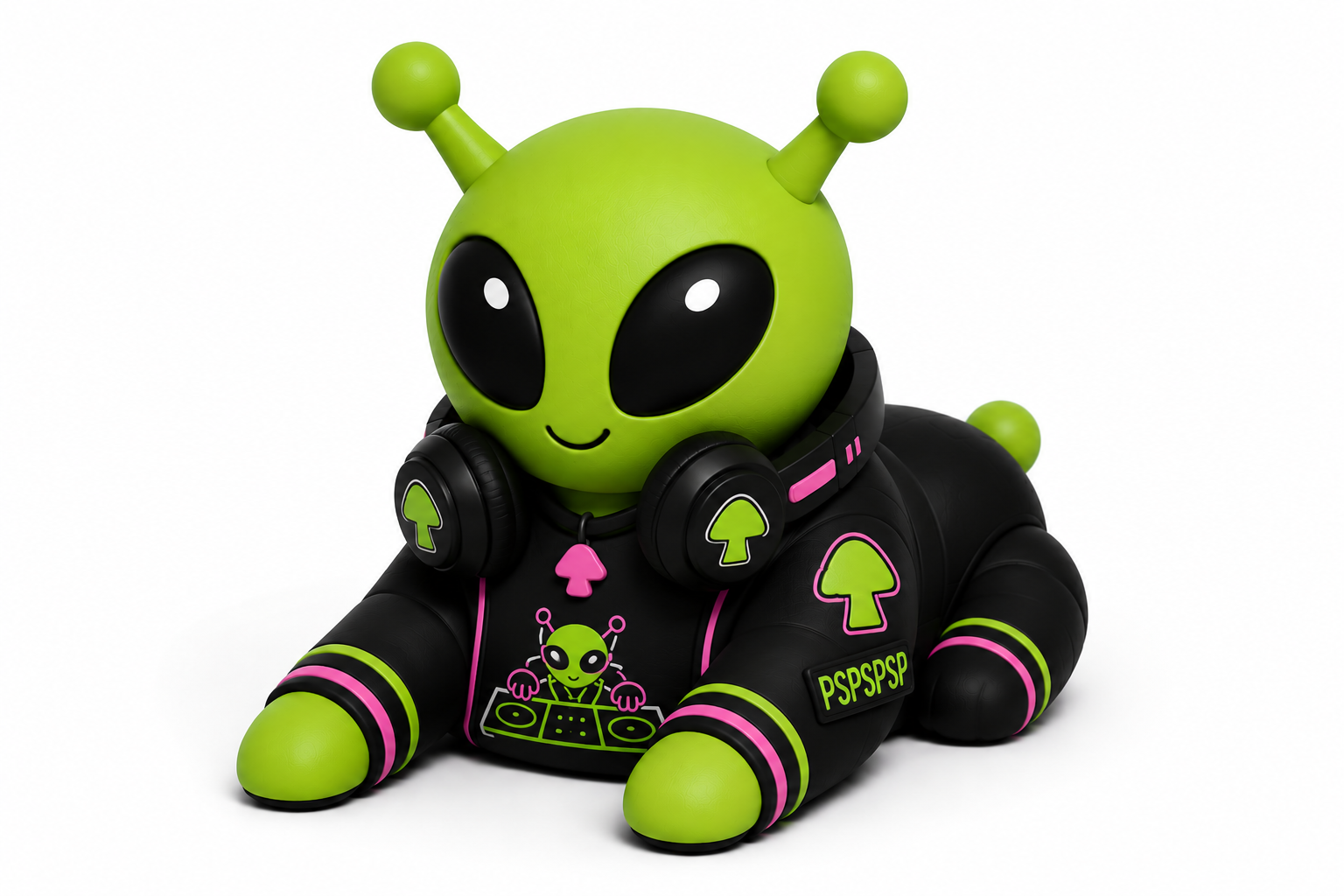 Zman Prints Alien DJ collectible